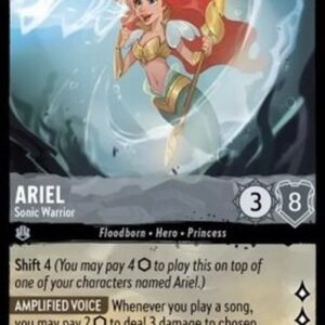 Lorcana 4URS Ariel - Sonic Warrior (V.1)