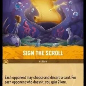 Lorcana 4URS Sign The Scroll