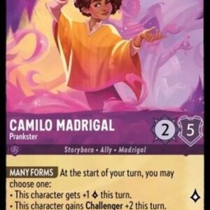 Lorcana 4URS Camilo Madrigal - Prankster