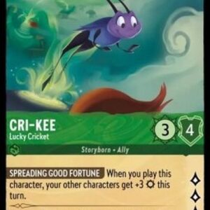 Lorcana 4URS Cri-Kee - Lucky Cricket