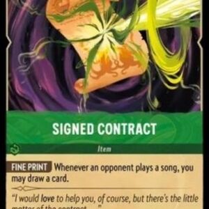 Lorcana 4URS Signed Contract