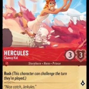 Lorcana 4URS Hercules - Clumsy Kid