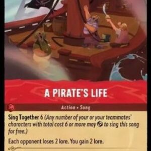 Lorcana 4URS A Pirate's Life