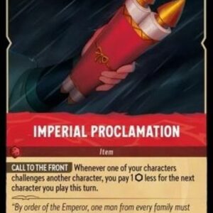 Lorcana 4URS Imperial Proclamation