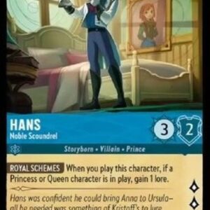 Lorcana 4URS Hans - Noble Scoundrel