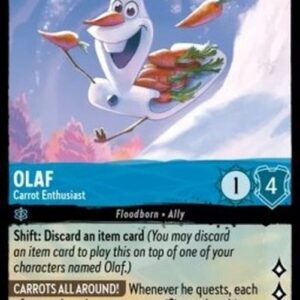 Lorcana 4URS Olaf - Carrot Enthusiast