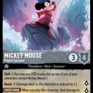 Lorcana 4URS Mickey Mouse - Playful Sorcerer (V.1)