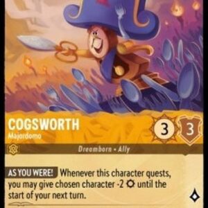 Lorcana 4URS Cogsworth - Majordomo