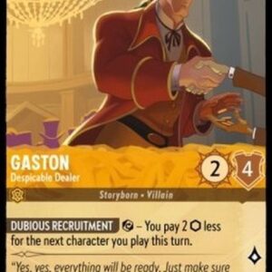 Lorcana 4URS Gaston - Despicable Dealer