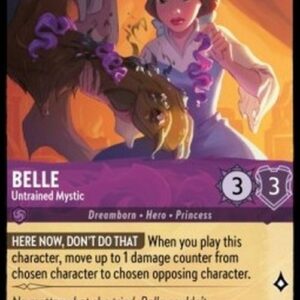 Lorcana 4URS Belle - Untrained Mystic