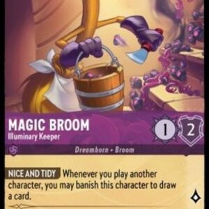 Lorcana 4URS Magic Broom - Illuminary Keeper