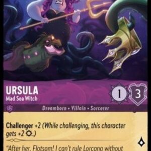 Lorcana 4URS Ursula - Mad Sea Witch