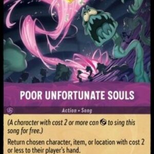 Lorcana 4URS Poor Unfortunate Souls