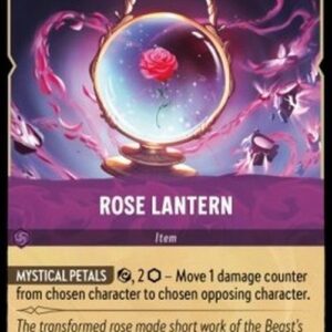 Lorcana 4URS Rose Lantern