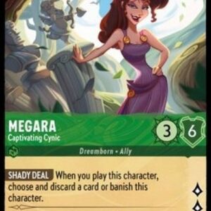 Lorcana 4URS Megara - Captivating Cynic