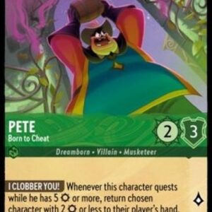 Lorcana 4URS Pete - Born to Cheat