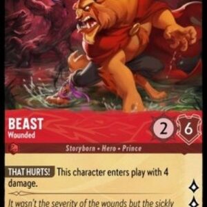 Lorcana 4URS Beast - Wounded