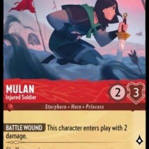 Lorcana 4URS Mulan - Injured Soldier