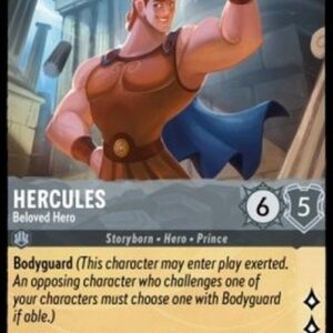 Lorcana 4URS Hercules - Beloved Hero