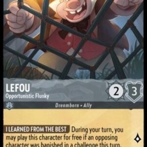 Lorcana 4URS LeFou - Opportunistic Flunky