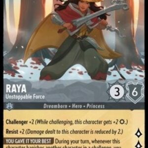 Lorcana 4URS Raya - Unstoppable Force