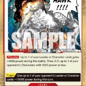 One Piece OP01E Gum-Gum Fire-Fist Pistol Red Hawk