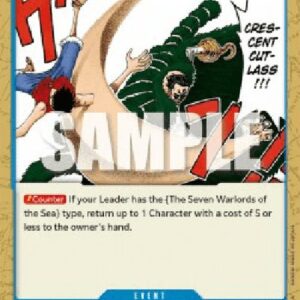 One Piece OP01E Crescent Cutlass