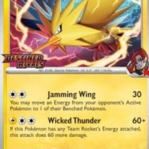 Pokemon Team Rocket's Zapdos