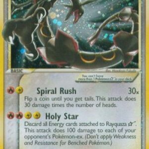 Pokemon Rayquaza Gold Star