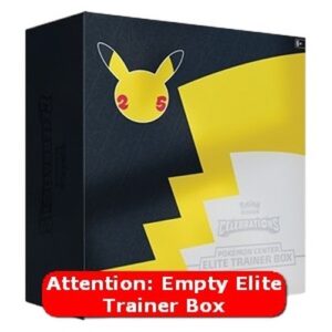 Pokemon Celebrations: Empty Pokemon Center Elite Trainer Box