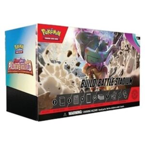 Pokemon Paldea Evolved: Empty Build & Battle Stadium Box