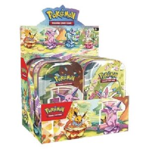 Pokemon Prismatic Evolutions: Mini Tin Display