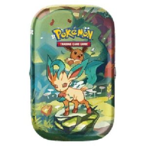 Pokemon Prismatic Evolutions: Leafeon Mini Tin