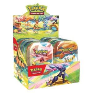 Pokemon Vibrant Paldea Mini Tin Display