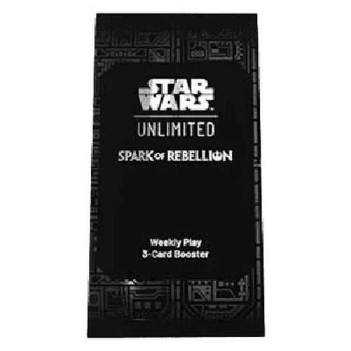 Star Wars Unlimited OSOR Spark of Rebellion Weekly Play Booster