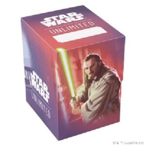 Star Wars Unlimited LOF Gamegenic Qui-Gon Jinn Soft Crate 60+