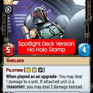 Star Wars Unlimited JTLP Boba Fett, Feared Bounty Hunter (V.2)