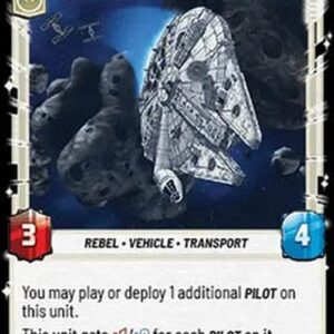 Star Wars Unlimited JTLP Millennium Falcon, Get Out And Push (V.1)