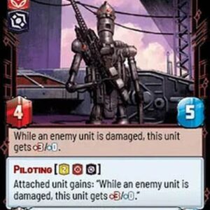 Star Wars Unlimited JTLP , Murderous Phlutdroid (V.1)