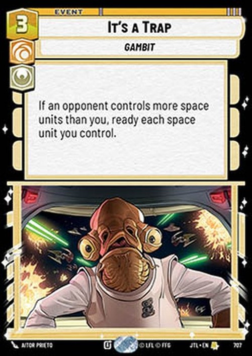 Star Wars Unlimited JTL It's a Trap (V.3)