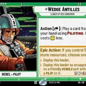 Star Wars Unlimited JTL Wedge Antilles, Leader of Red Squadron