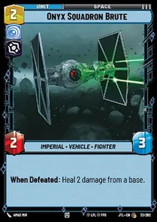 Star Wars Unlimited JTLP Onyx Squadron Brute (V.1)