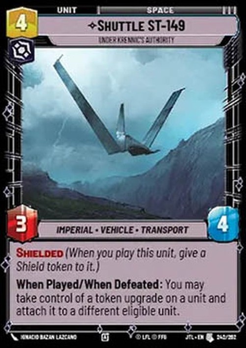 Star Wars Unlimited JTL Shuttle , Under Krennic's Authority (V.1)