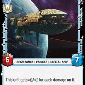 Star Wars Unlimited JTL D'Qar Cargo Frigate (V.1)