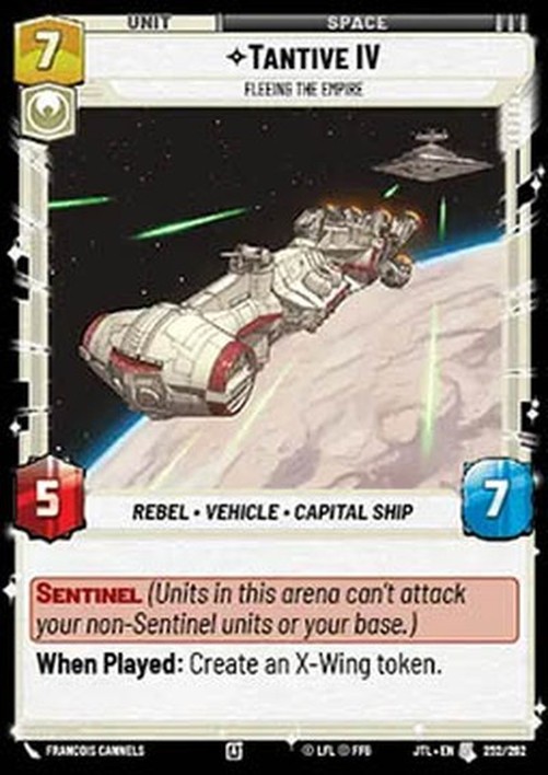 Star Wars Unlimited JTL Tantive IV, Fleeing the Empire (V.1)