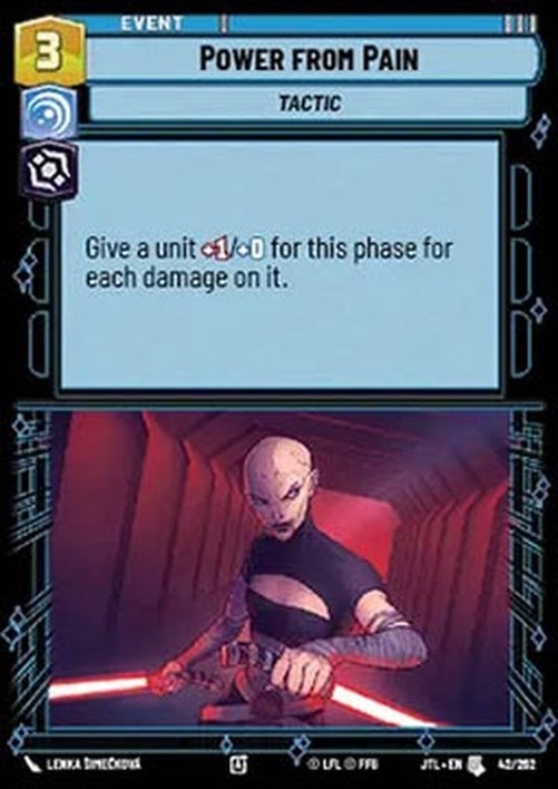 Star Wars Unlimited JTL Power from Pain (V.1)
