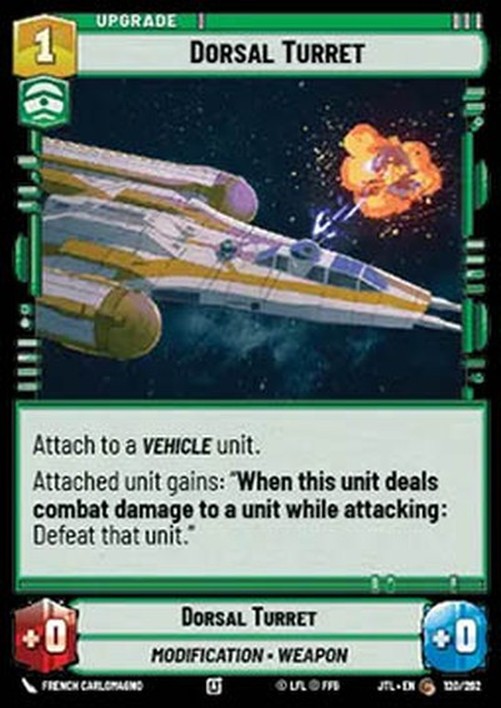 Star Wars Unlimited JTL Dorsal Turret (V.1)