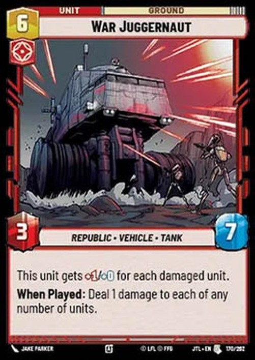Star Wars Unlimited JTL War Juggernaut (V.1)