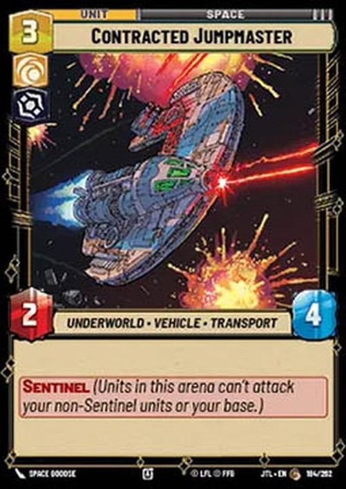 Star Wars Unlimited JTL Contracted Jumpmaster (V.1)