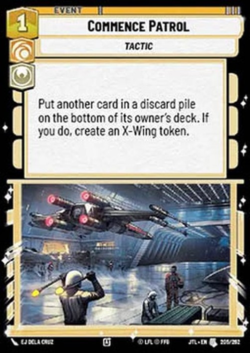 Star Wars Unlimited JTL Commence Patrol (V.1)